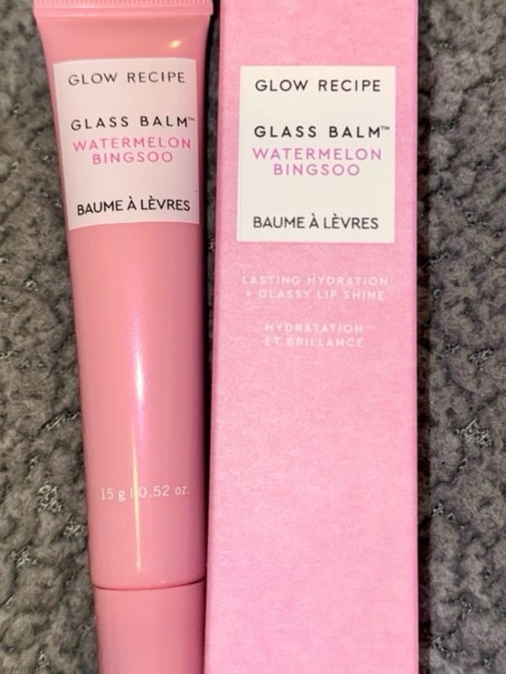 Glow Recipe Glass Balm
Watermelon BINGSOO Hydrating
Lip Shine 15g